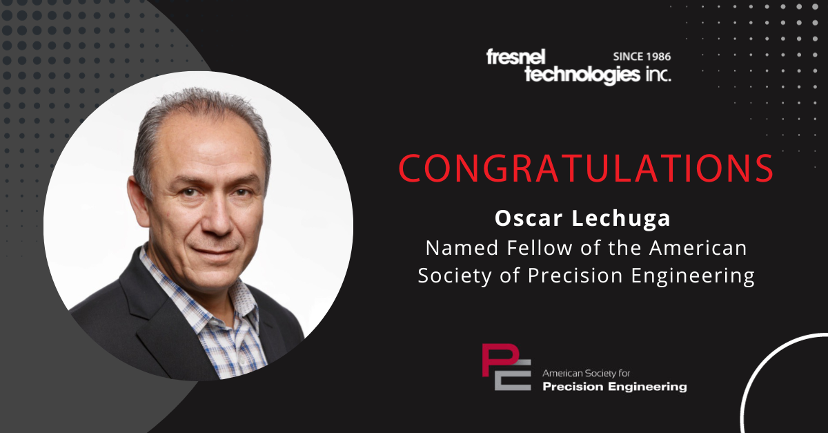 Oscar Lechuga Named Fellow of the American Society of Precision Engineering