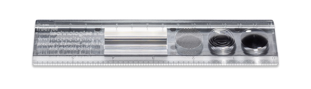 RESIZE-V1 White Fresnel Ruler